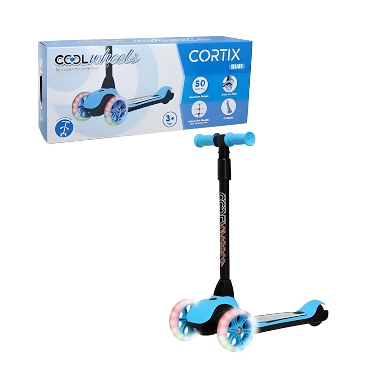 Cool Wheels Cortix Mavi Işıklı 3 Tekerlekli Çocuk Scooter - Görsel 2