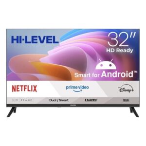 Hi-Level HL32HMLN-A14S Frameless HD 32" 82 Ekran Uydu Alıcılı Android Smart LED TV
