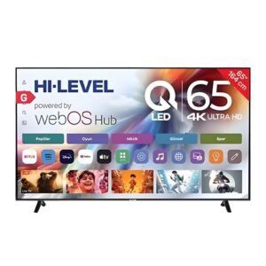 Hi-Level HL65QMN252 65 inç 164 Ekran 4K Ultra HD Webos QLED TV