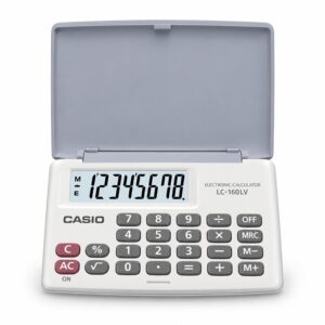 Casio LC-160LV-WE Cep Tipi Hesap Makinesi